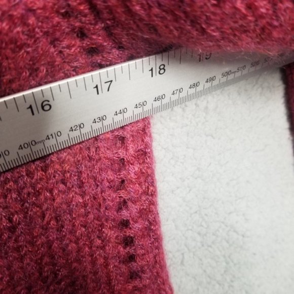 TOMMY BAHAMA WOMEN'S SIZE XS MOHAIR WOOL ITALIAN YARN V-NECK OPEN KNIT SWEATER - Picture 7 of 8